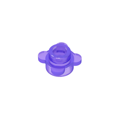 Gobricks GDS-839 Plate Round 1x1 with Flower Edge | Compatible with Lego 33291 28573