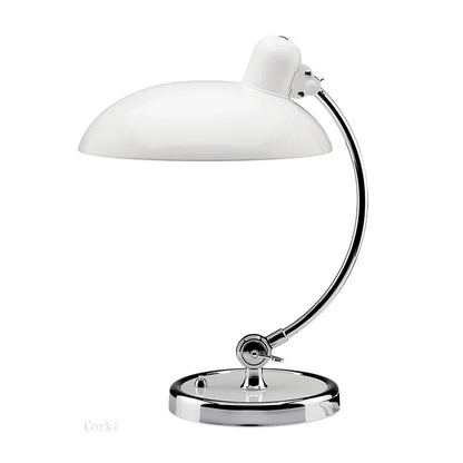 Lámpara de escritorio danesa vintage con brazo oscilante, pinza de sujeción, luz de mesa retro artística para oficina