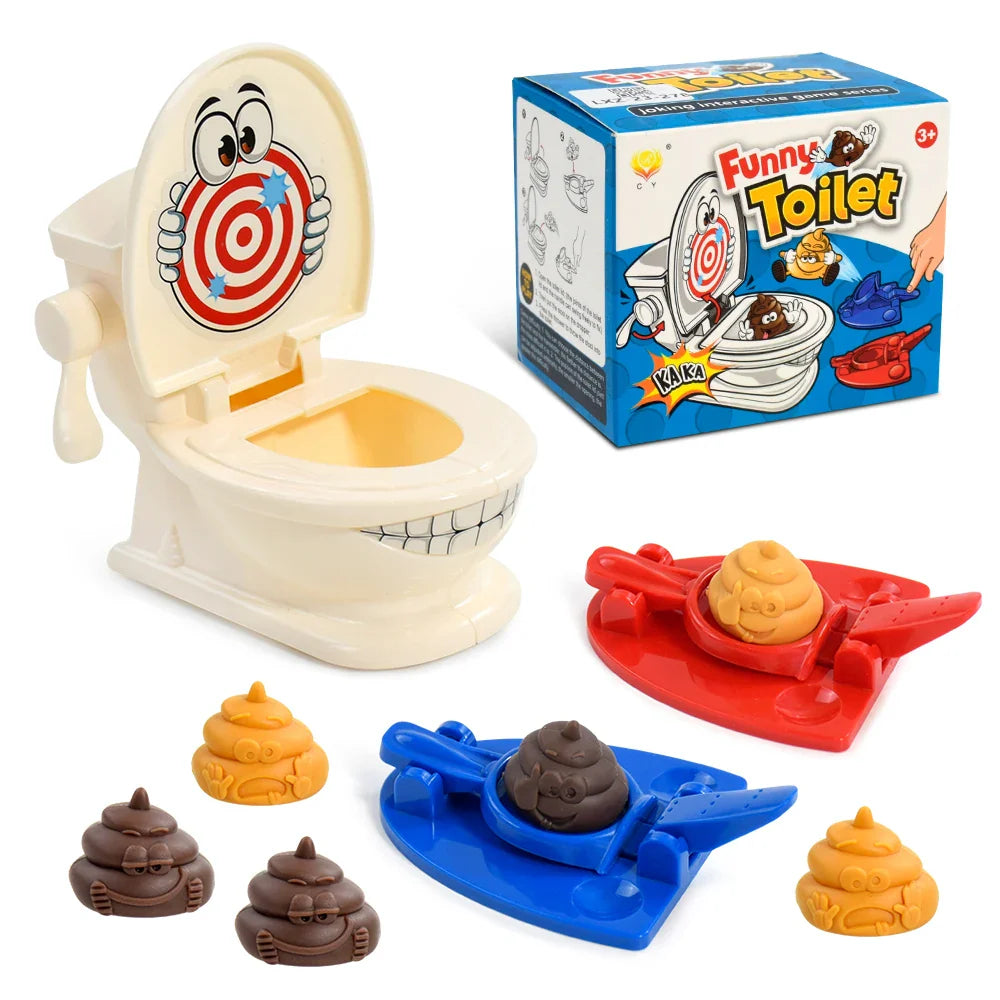 Ejection Toilet Battle Game | Interactive Poop Toy for Kids