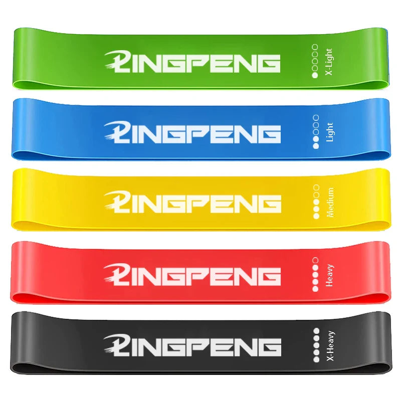 Resistance Loop Exercise Bands Set | 5 Levels Elastic Bands for Strength Training