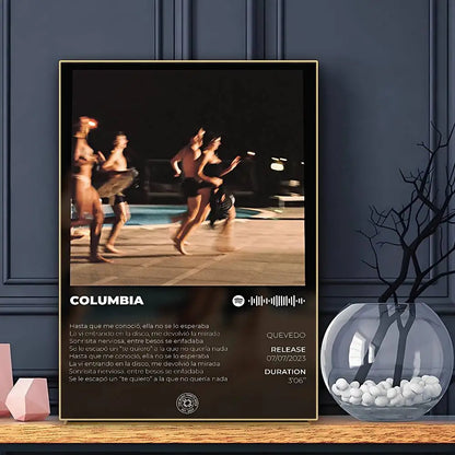 Singer Quevedo Poster HD Art Sticky Wall Waterproof Home Living Room Bar Decoration