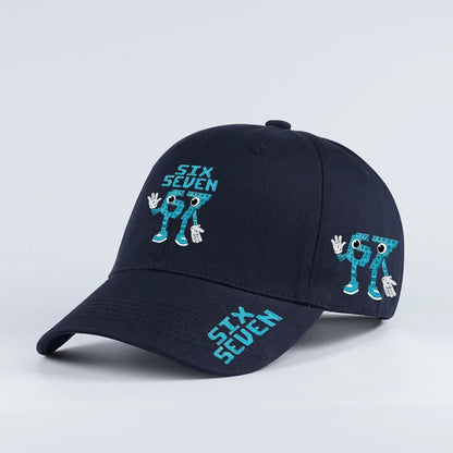 Retro '67 Cartoon Print Baseball Cap | Adjustable Unisex Streetwear