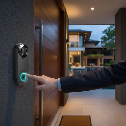 1080P Smart Video Doorbell WiFi Camera PIR Motion Detection Two Way Audio