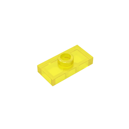 Gobricks PLATE 1X2 W. 1 KNOB | Modified Building Block Compatible with Lego 15573