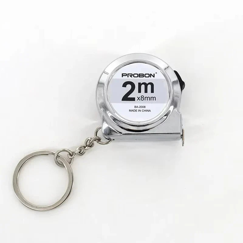Portable Mini Tape Measure Retractable 2m | Keychain Sewing & Crafting Tool