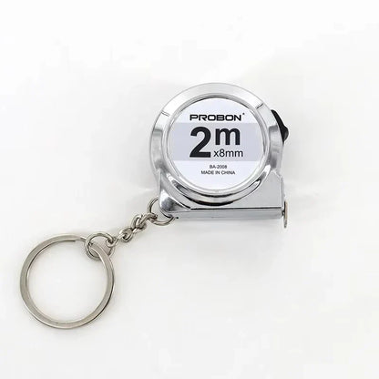 Portable Mini Tape Measure Retractable 2m | Keychain Sewing & Crafting Tool