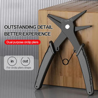 2 in 1 Snap Ring Pliers | Internal and External Retaining Ring Tool