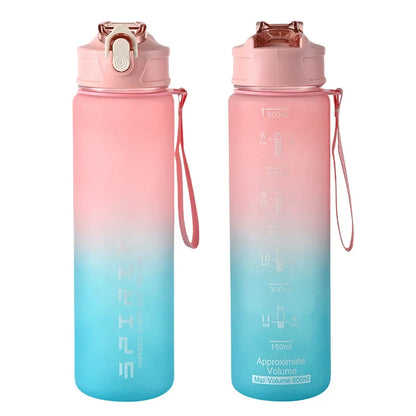 Peace 800ml Large Capacity Sports Water Bottle | Leak Proof Plastic Cup for Gym Outdoor Travel
