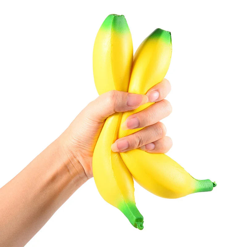 Slow Rising Banana Stress Toy | Squeeze Kneading Decompression Gift