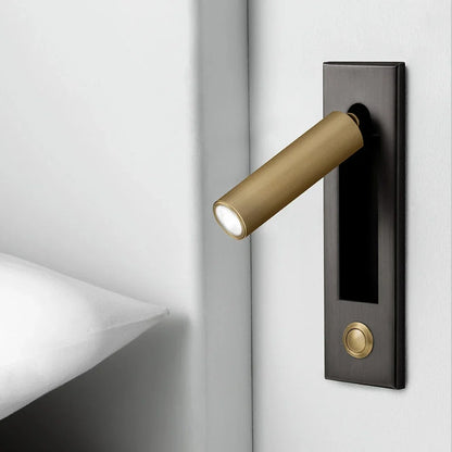 Applique Murale LED, Lampe de Lecture de Nuit, Luminaire de Tête de Lit pour Hôtel, Lampe de Chevet Artistique, Interrupteur à Poussoir, Puce Cree, 220V