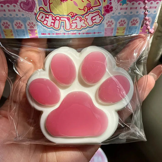 Squishy Cat Paw Stress Toy | Soft Jelly Fidget Toy for Anxiety Relief