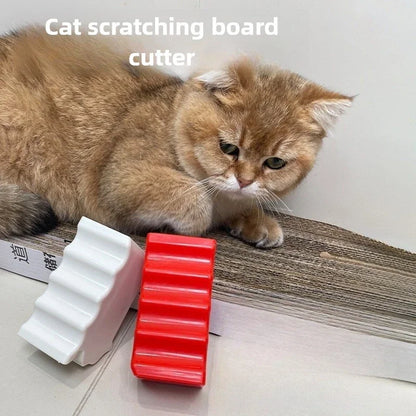 DIY Cat Scratching Board Maker Kit | Compact Cardboard Cutting Tool for Homemade Scratchers