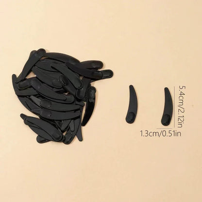 Plastic Face Cream Spoon Set | 50-Pack Crescent Spoons for Skincare
