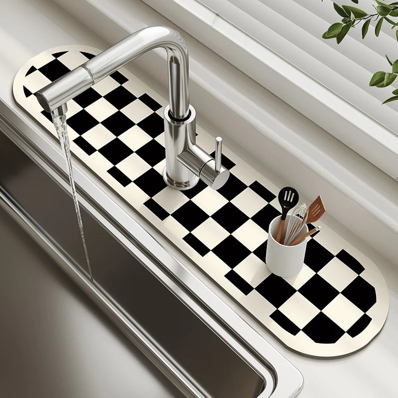 Diatom Mud Sink & Faucet Mat