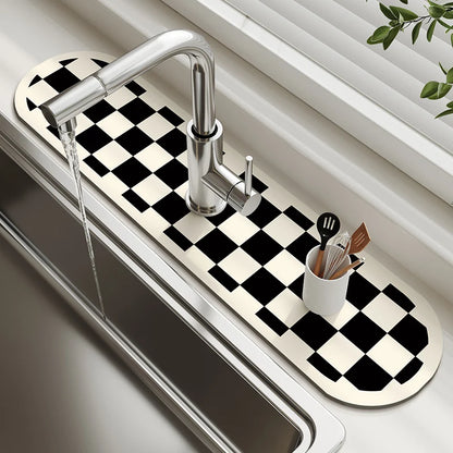 Diatom Mud Sink & Faucet Mat