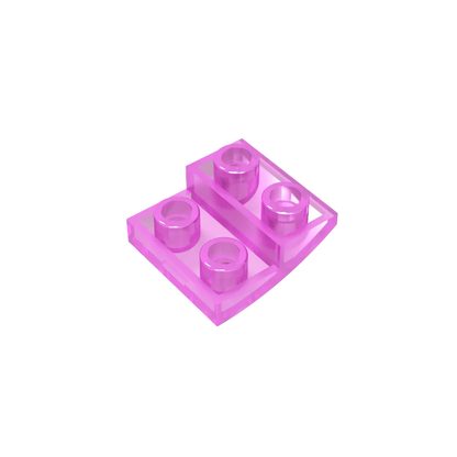 Gobricks GDS-1270 Slope, Curved 2 x 2 Inverted | Compatible with Lego 32803 Building Block