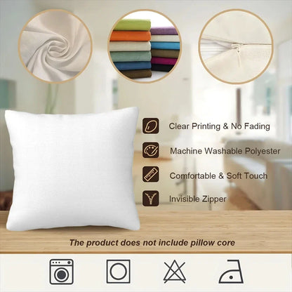 VIKAMA Creative Pillowcase Room Decor Living Room Sofa Cushion Cover Bedroom Headboard Pillowcase Birthday Gift