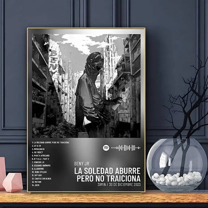 Affiche Rapper Beny Jr Art HD Mur Adhésif Étanche Décoration Maison Salon Bar