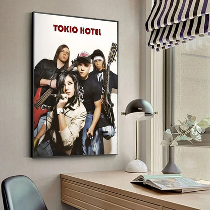 T-Tokio Hotel Poster Affiches HD Décoration Maison Chambre Bar Café Art Peinture Murale Photo