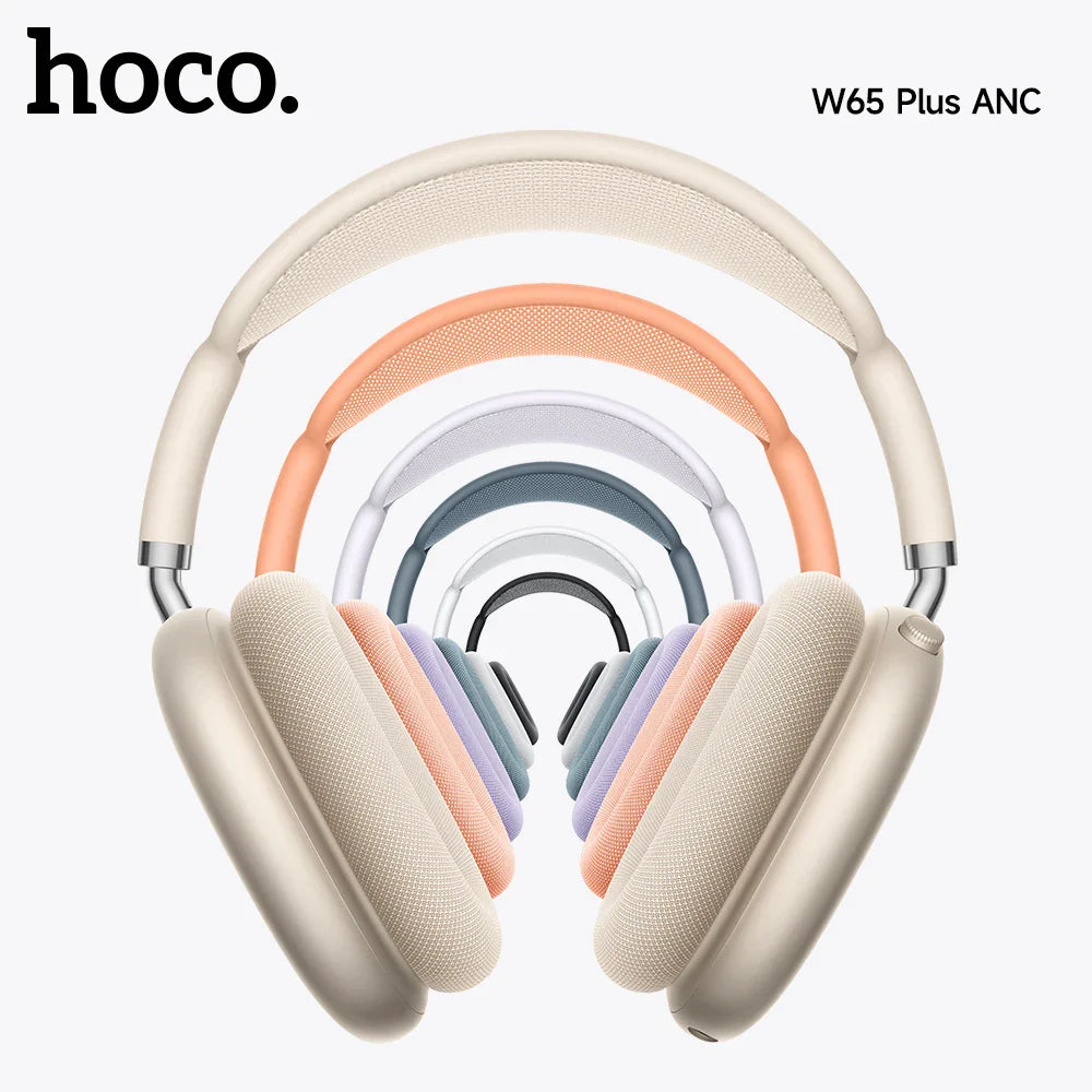 W65 Plus ANC Headphones with Magnetic Earmuffs