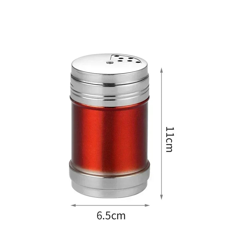 Pot à épices en acier inoxydable | Salière et poivrière rotatives pour barbecue et cuisine