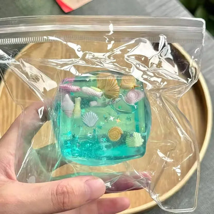 2026 Adults Squishy Ocean Blocks Stress Balls | Autism Sensory Toys for Anxiety Relief Fidget Gifts