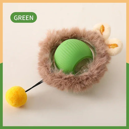 Smart Interactive Cat Ball | Automatic Rolling Toy with Motion Sensors