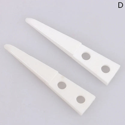 Anti-static Ceramic Tweezers Set | 2pcs Straight and Curved Tip for Electronics Repair