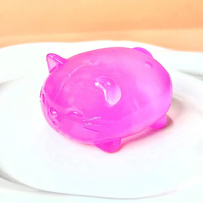 Mini Cute Cat Maltose Squishy Toys | Slow Rise Stress Relief Ball