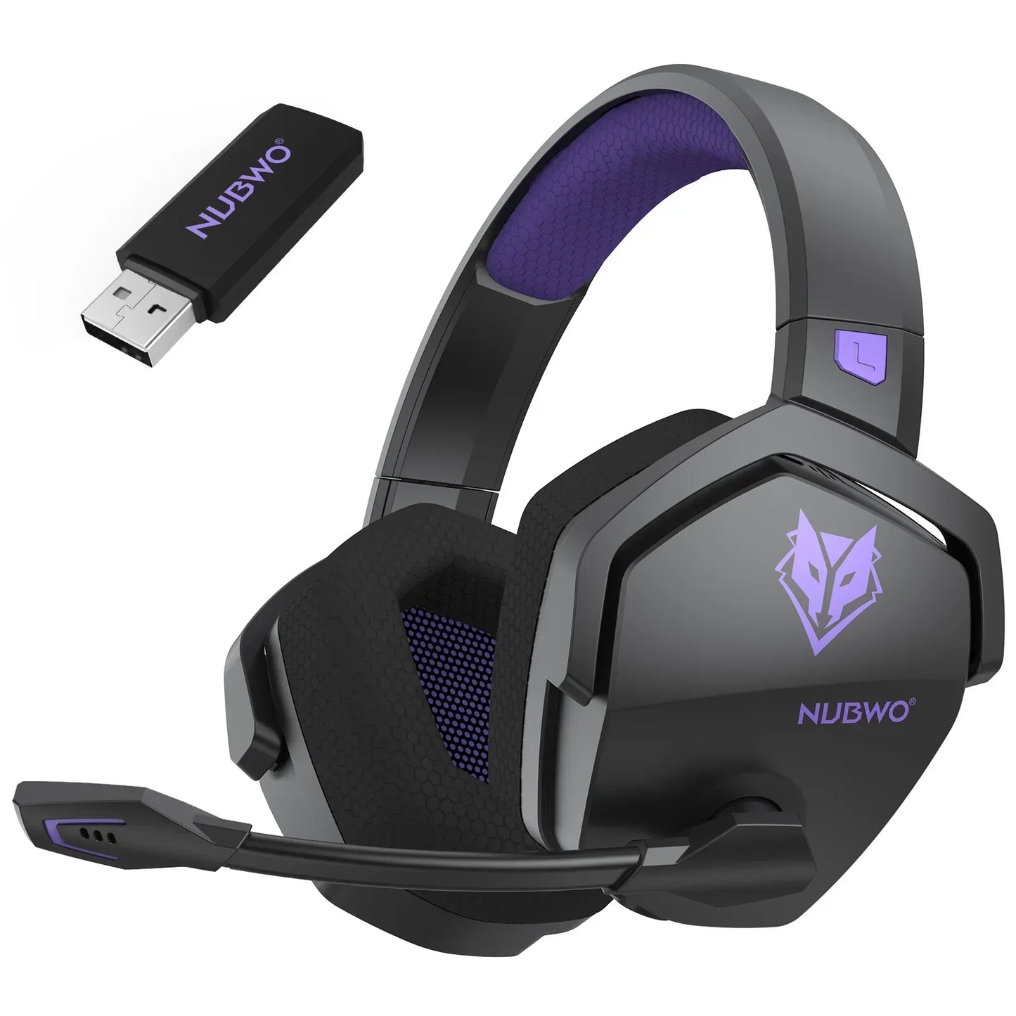 Casque de jeu sans fil NUBWO G06 Bluetooth 5.3 PS5 PC avec suppression du bruit