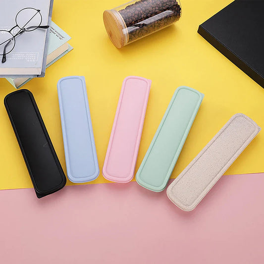 Portable Cutlery Case | Multicolor Spoon and Fork Storage Box for Travel and School