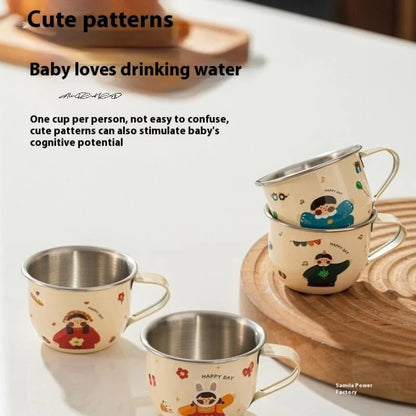 Kids Stainless Steel Cup | Anti-Scalding Mini Mug for Toddlers