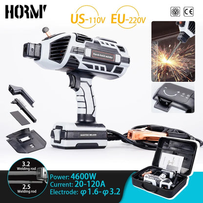 4600W Handheld Arc Welder Mini Portable Welding Machine Home DIY Euro 220V