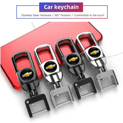 Chevrolet Metal Keychain Key Ring | Car Logo Pendant for Auto Accessories