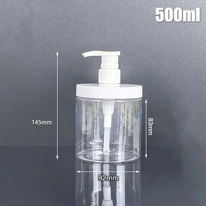 Refillable Pump Dispenser Bottle | Wide Mouth Travel Size for Soap, Shampoo, and Lotion