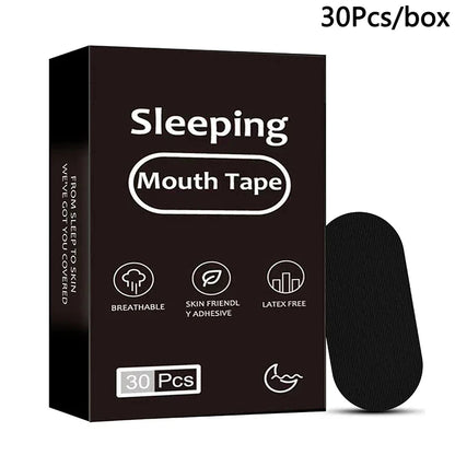 Snoring Relief Mouth Tape | 30 Hypoallergenic Strips for Better Sleep