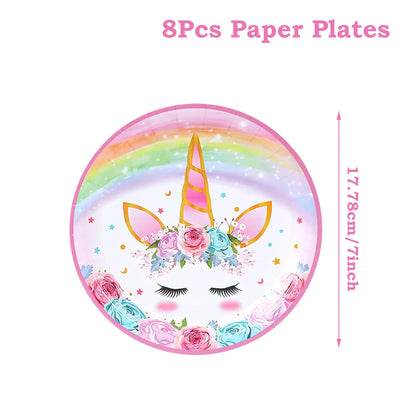 Unicorn Gift Boxes Birthday Party Decoration Kids Unicorn Party Favor Boxes Baby Shower Birthday Party Decorations Supplies