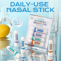 4Pcs Nasal Stick Aromatherapy Inhaler | Focus & Breathing Enhancer for Driving Alertness