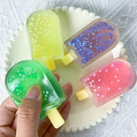 Cute Kawaii Squishy Fidget Toy Ice Cream Cube | Stress Relief Sensory Toy for Anxiety ADHD Kids Adults