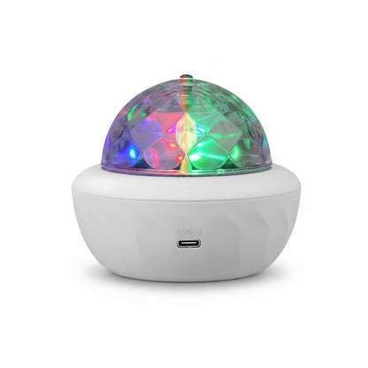 USB RGB Starry Night Sky Projector | Rotating Moon Stars Room Decor Lamp