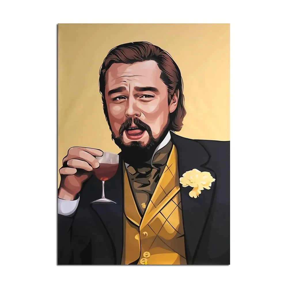 Toile murale abstraite classique Graffiti créatifs Le Grand Gatsby Impression sur toile Poster Salon Chambre Peinture décorative