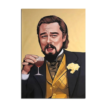 Toile murale abstraite classique Graffiti créatifs Le Grand Gatsby Impression sur toile Poster Salon Chambre Peinture décorative