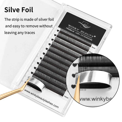 Winky Beauty 5D Flora Lashes 0.07mm Easy Fan Eyelash Extensions | Premade Volume 12 Rows