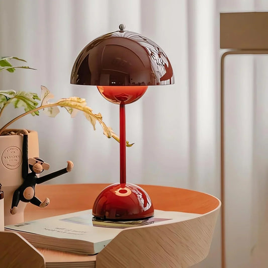 Veilleuse Champignon Moderne, Lampe de Chevet à LED Tactile Changeant de Couleur pour la Décoration Intérieure