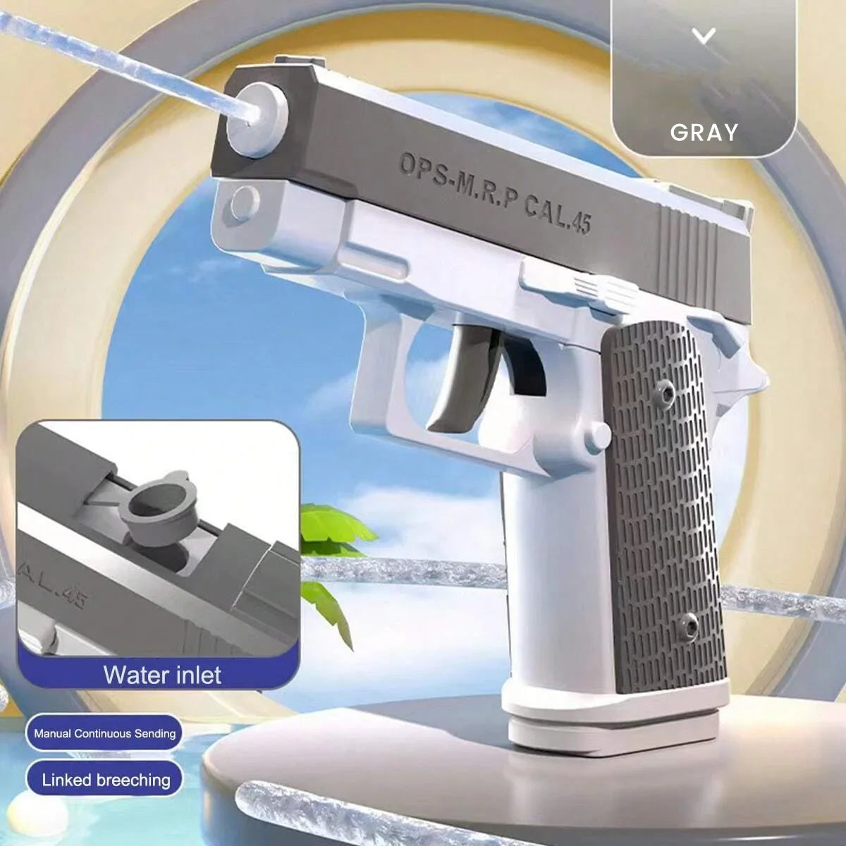 Rechargeable Automatic & Manual Electric Water Gun | 32 FT Range for Kids & Adults
