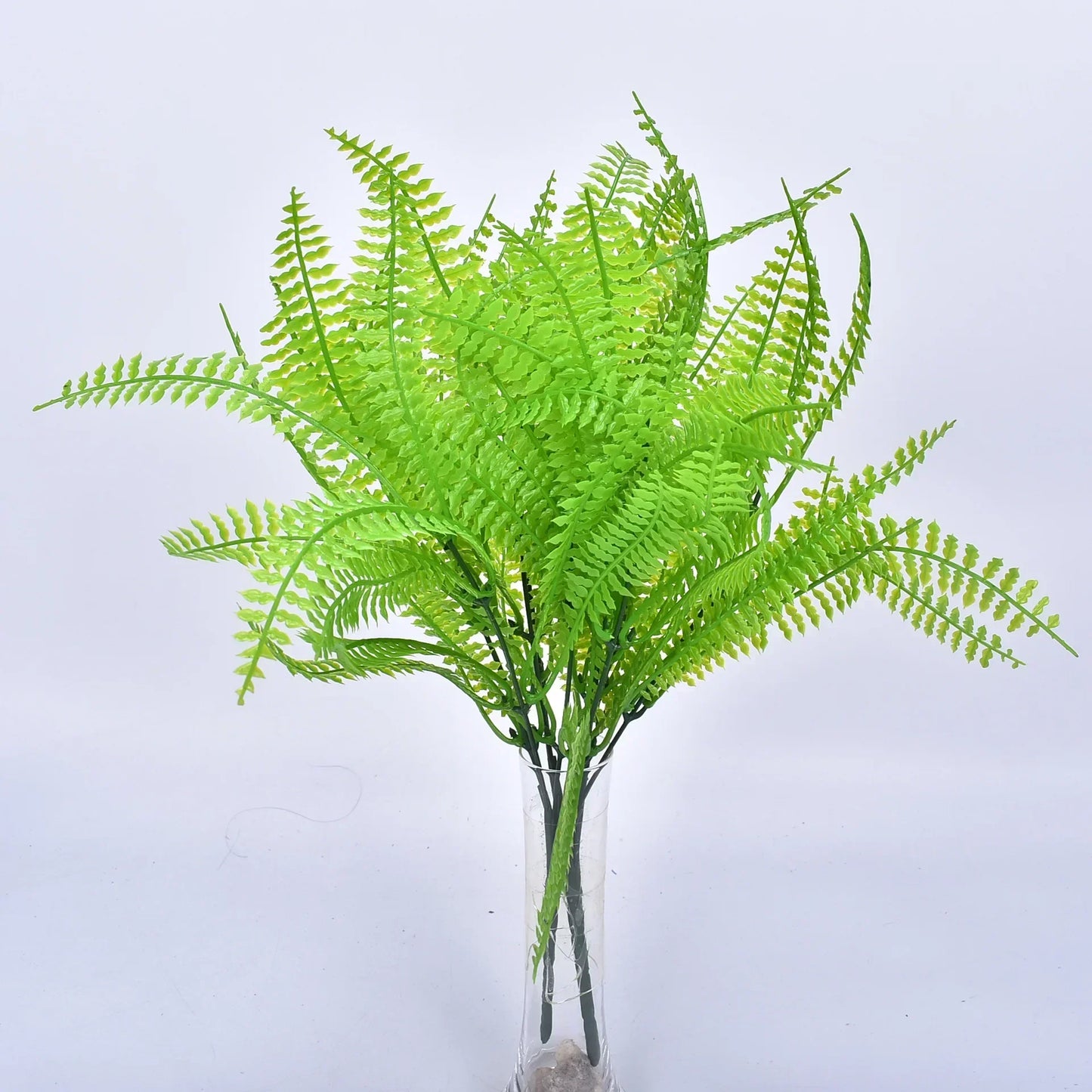 Planta artificial pequeña, helecho de Boston, hierba verde, decoración del hogar, hojas falsas, follaje, decoración de jardín, fiesta, bodas