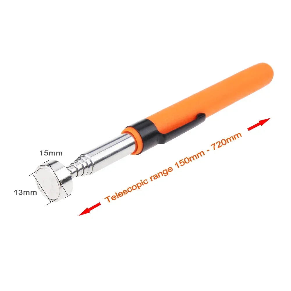 Telescopic Magnetic Pickup Tool | Mini Portable Retractable Magnet Pen for Screws and Bolts