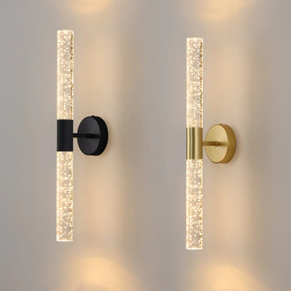 Lampe Murale LED Nordique en Cristal pour Chambre à Coucher, Chevet, Salon AC85-265V