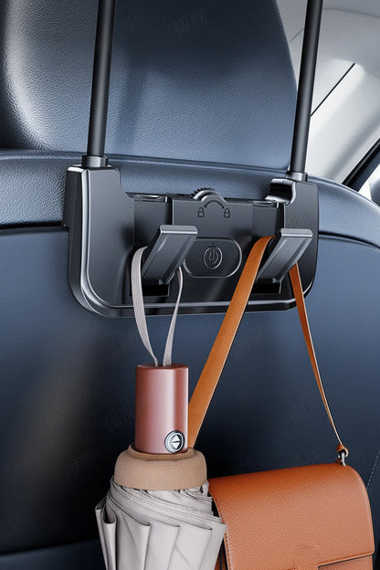 Comfort Breeze | Dual-Head Rear Seat Fan with 360° Rotation & USB-C Charging | Adjustable Airflow for Passenger Comfort