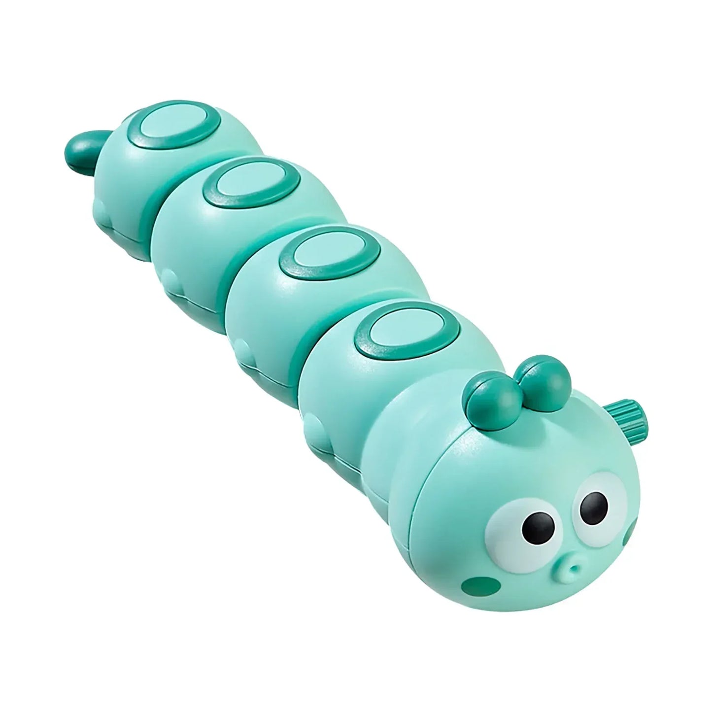 Cartoon Clockwork Caterpillar Crawling Toy | Parent-Child Interactive Wind Up Toy for Kids